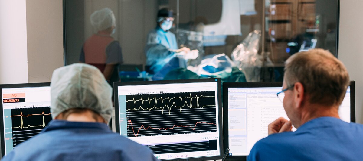 Untersuchung im Herzkatheterlabor | © Kliniken Ostallgäu-Kaufbeuren