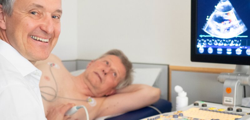 Moderne medizinische Geräte in der kardiologischen Abteilung des Klinikums Kaufbeuren