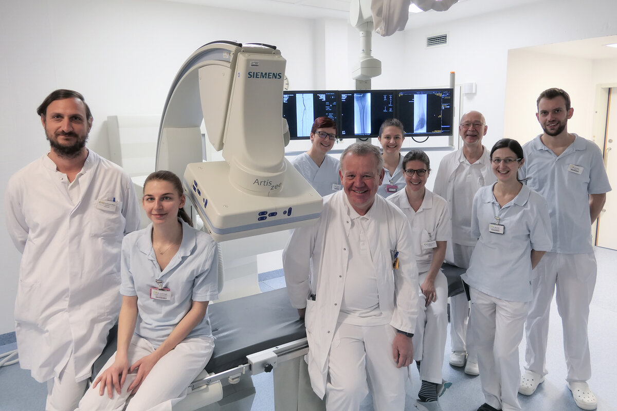 Team der Radiologie im Klinikum Kaufbeuren | © Kliniken Ostallgäu-Kaufbeuren