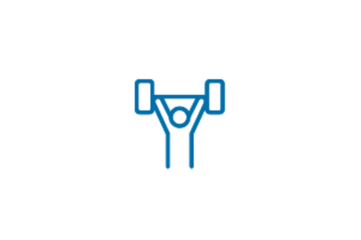 Icon Gewichtheben – Gesundheitsförderung durch Wellpass