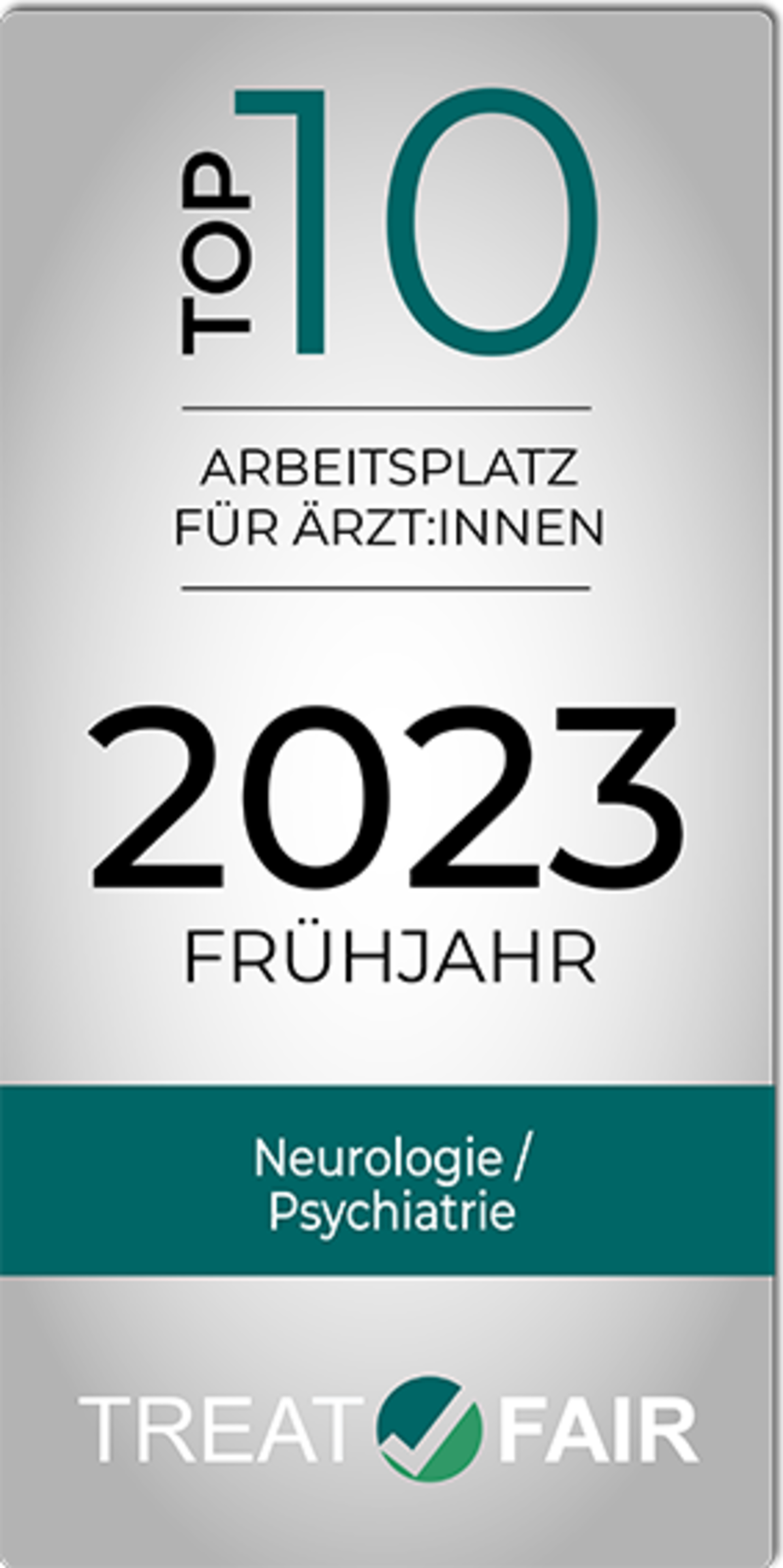 Treatfair-Logo – Qualitätsauszeichnung für die neurologische Abteilung