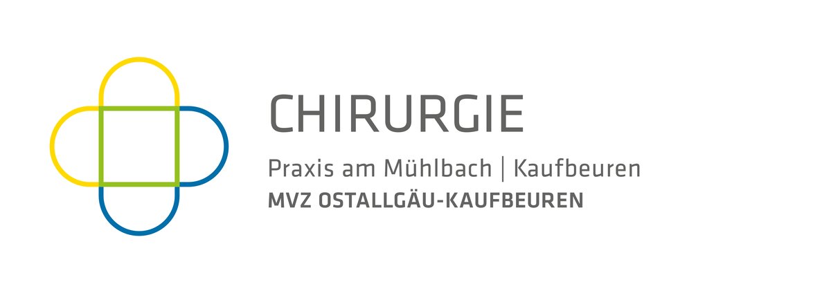 Logo Chirurgie Praxis am Mühlbach Kaufbeuren, MVZ Ostallgäu Kaufbeuren mit einem modernen, professionellen Design | © MVZ Ostallgäu-Kaufbeuren gGmbH