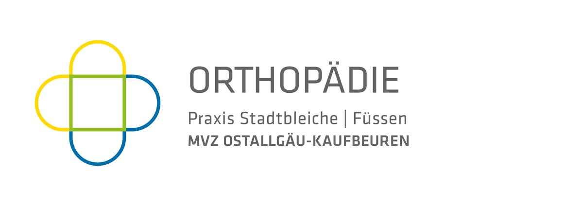 Logo Orthopädie Praxis Stadtbleiche Füssen, MVZ Ostallgäu Kaufbeuren mit einem modernen, professionellen Design | © MVZ Ostallgäu-Kaufbeuren gGmbH