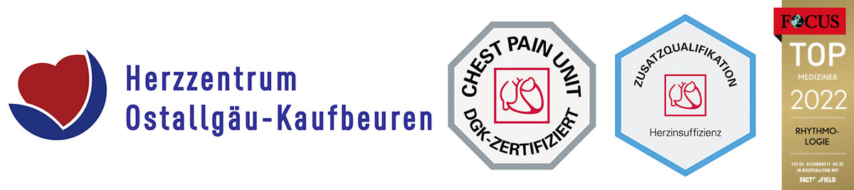 Logos der Kardiologie am Krankenhaus Kaufbeuren
