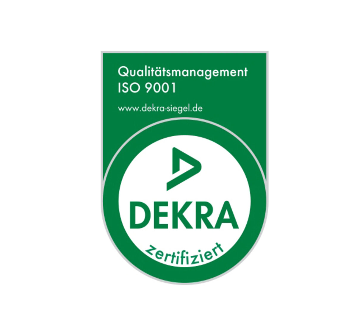DEKRA-Zertifizierung nach ISO 9001 für Qualitätsmanagement