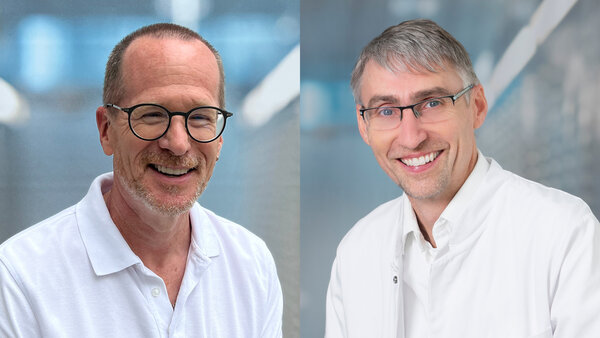 Dr. Steffen Vennemann (l.) und Dr. Wolfgang Schnitzler (r.) | © Kliniken Ostallgäu-Kaufbeuren